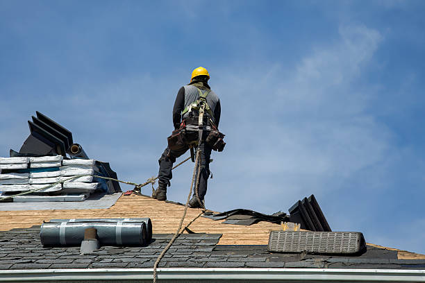 Professional Roofing technician working in Ghent, WV